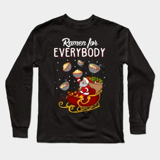 Ramen Lover Christmas Gift Long Sleeve T-Shirt